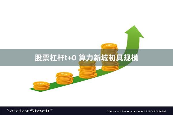 股票杠杆t+0 算力新城初具规模